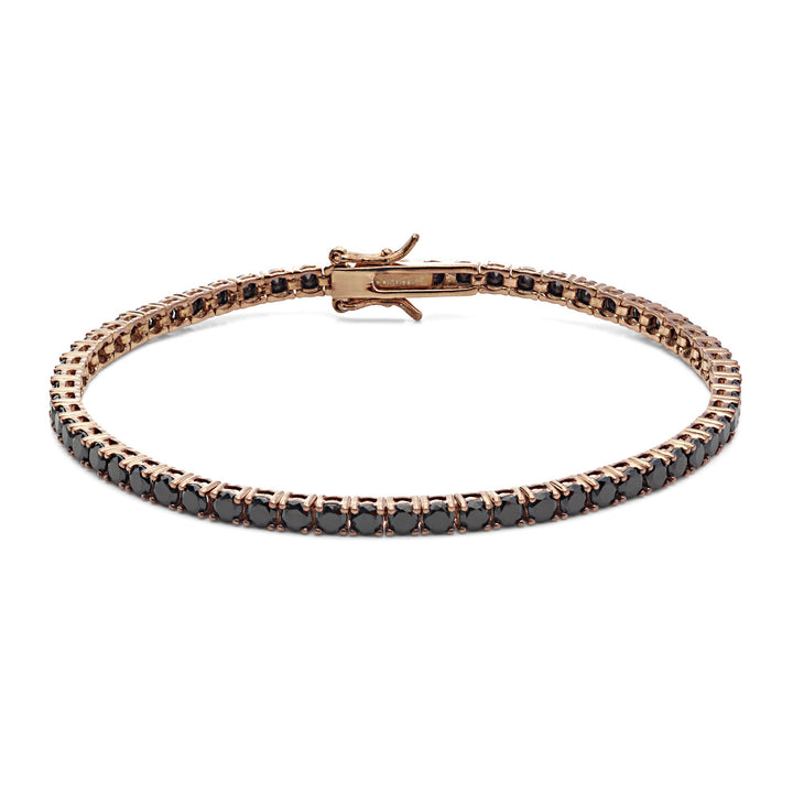 Comete Tennis in Argento rosè 925‰ e zirconi neri UBR991M18