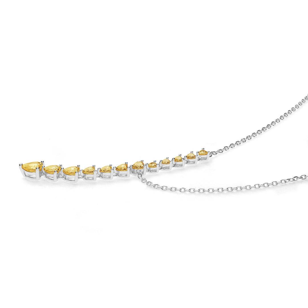 Comete Girocollo cuori in Argento degradè GLA245