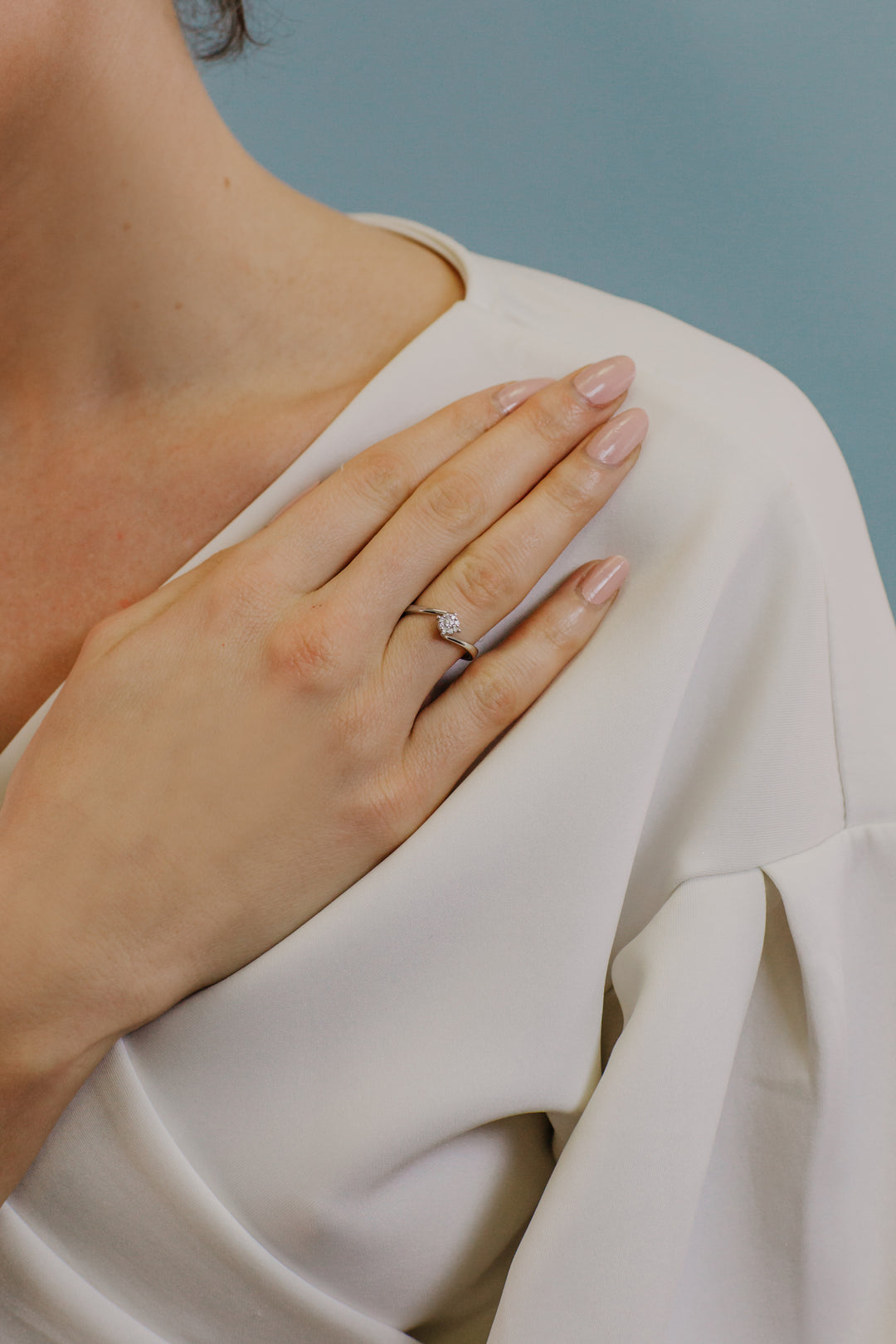Comete Anello in Oro Rose di Diamanti ANB2646
