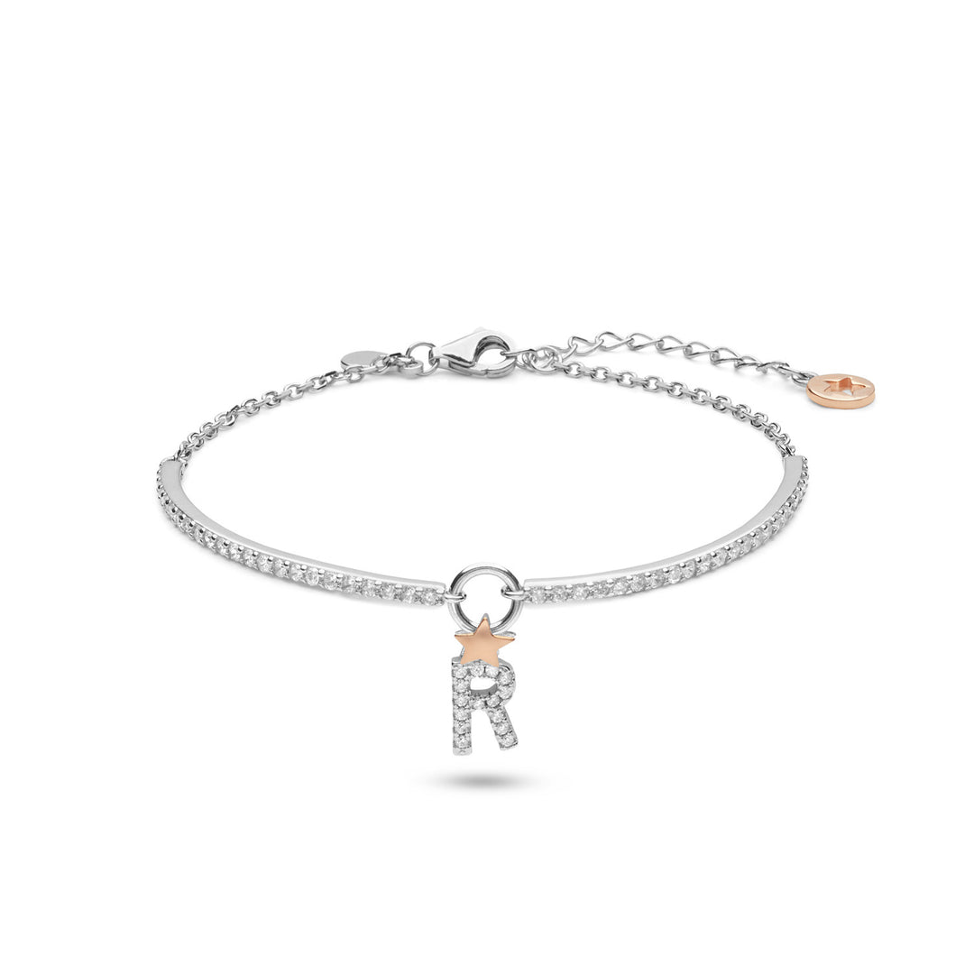 Comete Bracciale in Argento Lettera R BRA194