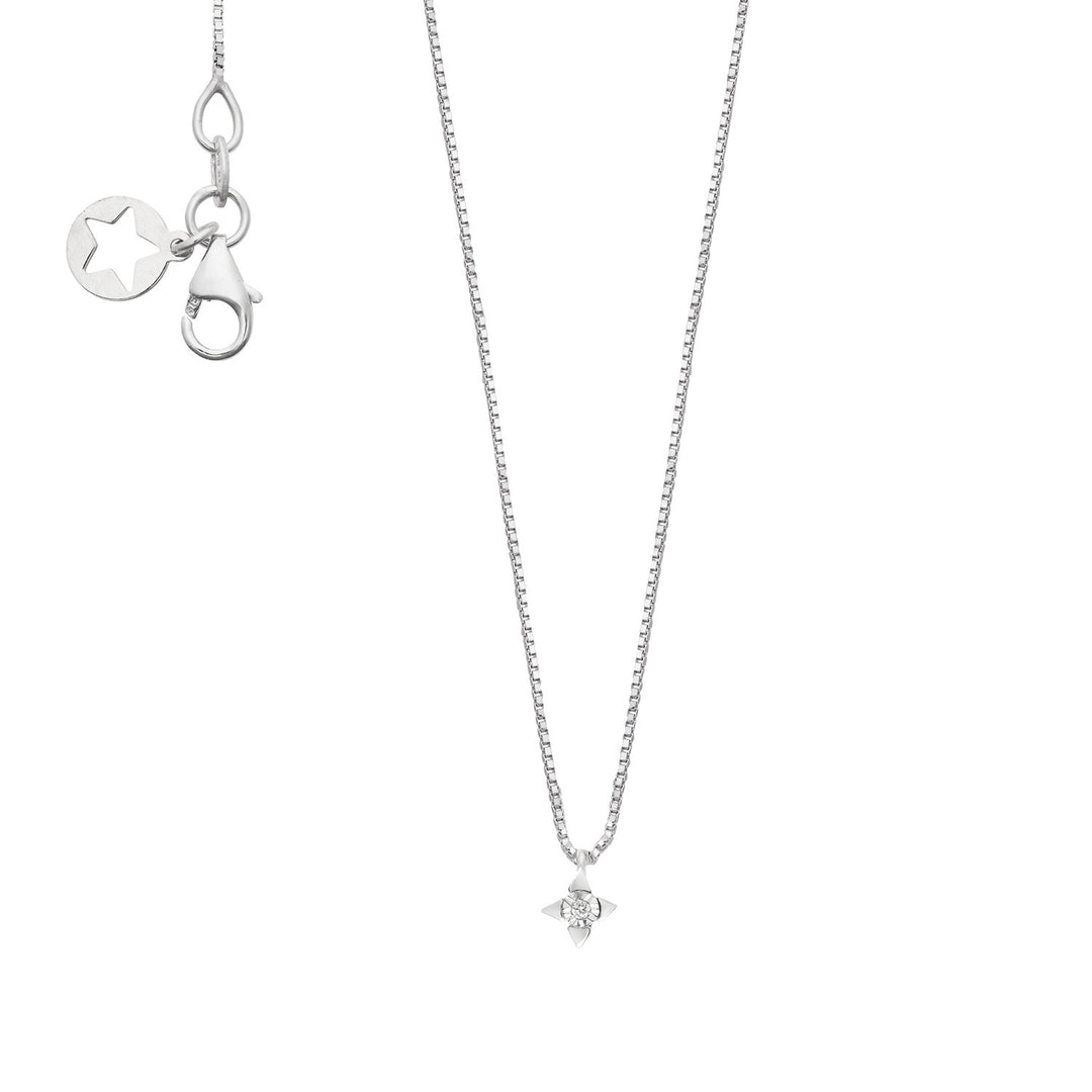 Comete Girocollo in Oro 375‰ e Diamanti bianchi KGLB1400
