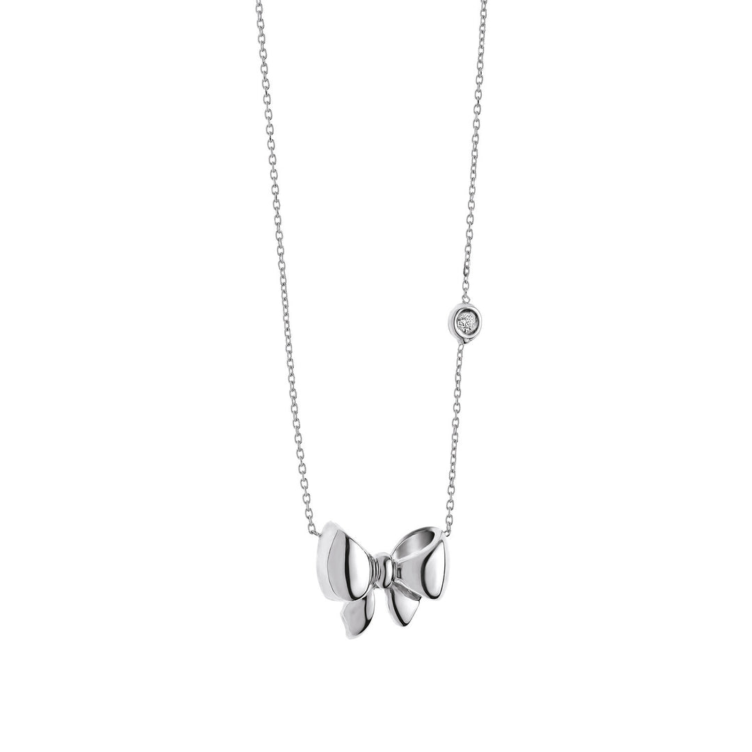 Comete Collana in oro bianco con Fiocco GLB792
