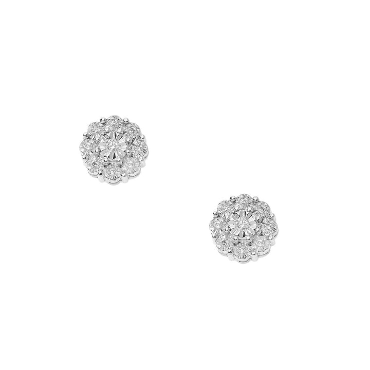 Comete Orecchini in Oro Bianco e Diamanti Momenti ORB1076