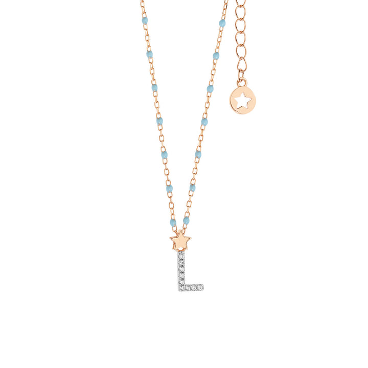 Comete Girocollo in Argento Lettera L GLA184