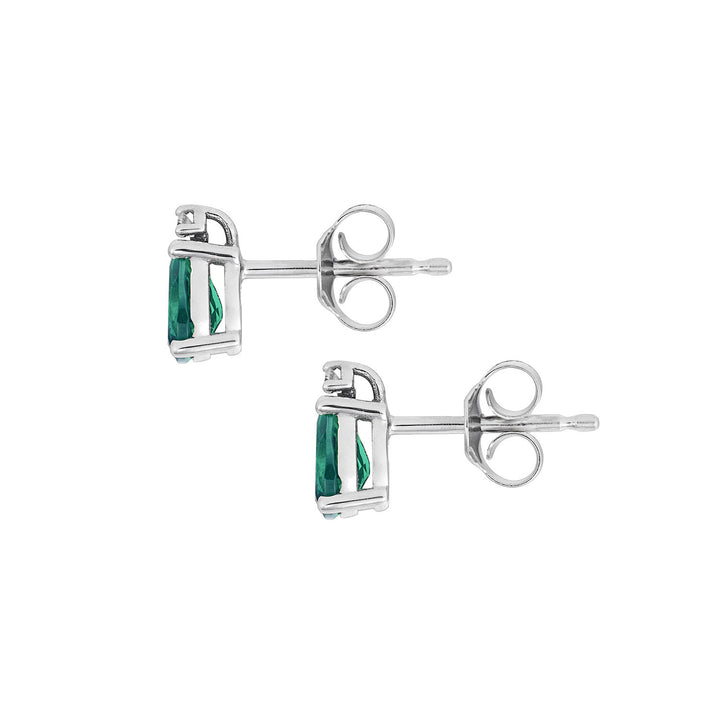 Comete Orecchini in Oro 750 ‰, Diamanti e Smeraldo goccia ORB1128