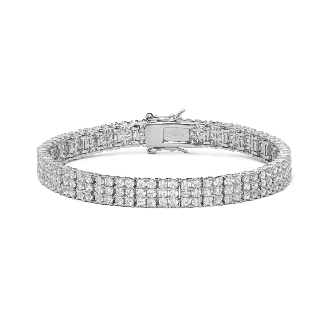 Comete Bracciale in Argento e Zirconi bianchi BRA265M17