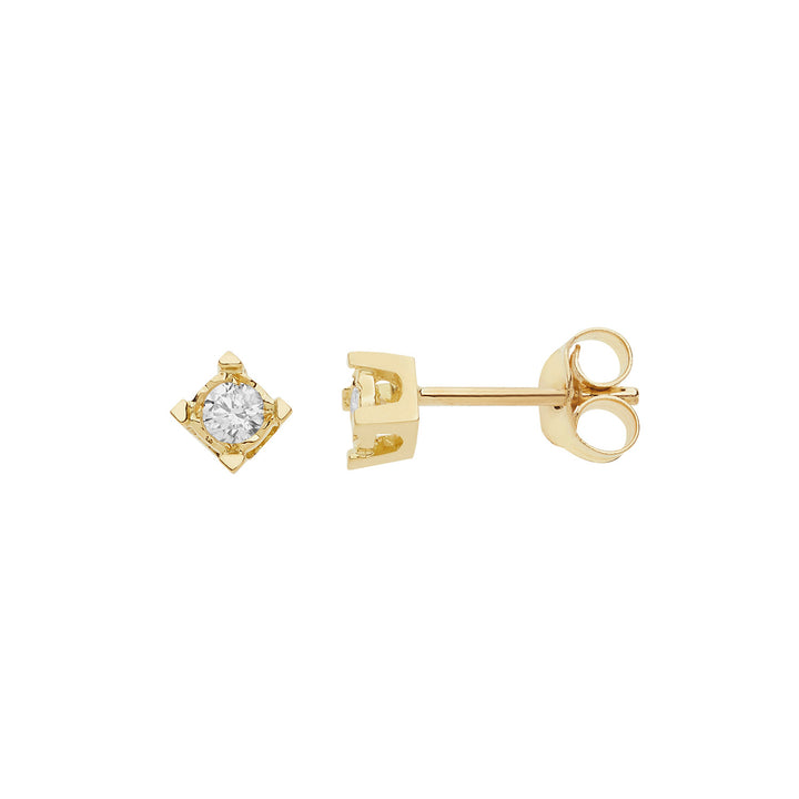 Comete Orecchini Punti luce diamantati in Oro e Diamanti ORB1042
