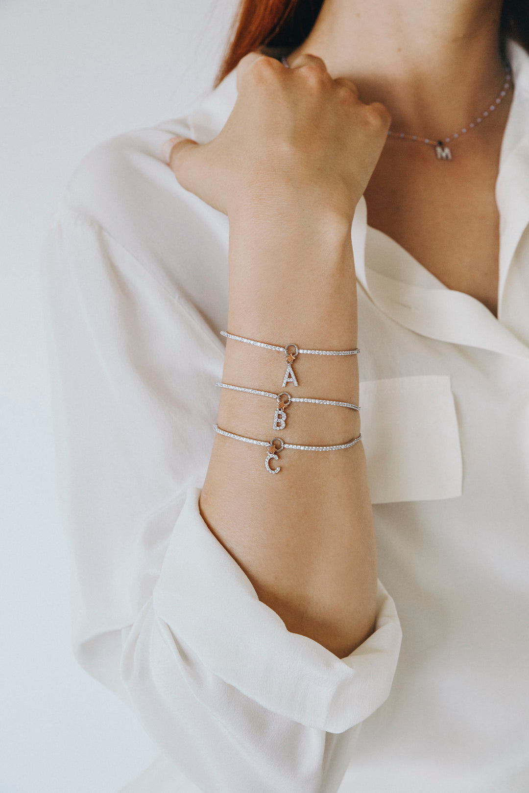 Comete Bracciale in Argento Lettera N BRA190