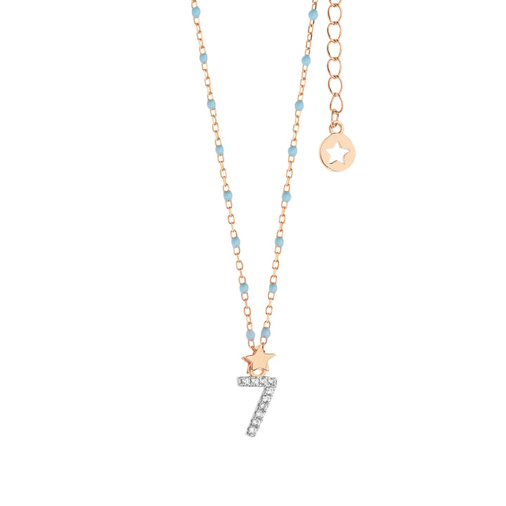 Comete Girocollo in Argento numero 7 GLA205