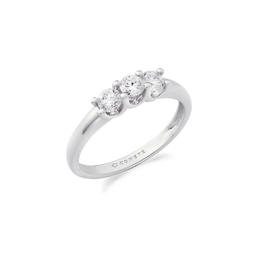 Comete Anello Oro bianco 750‰ e Diamanti ANB2737