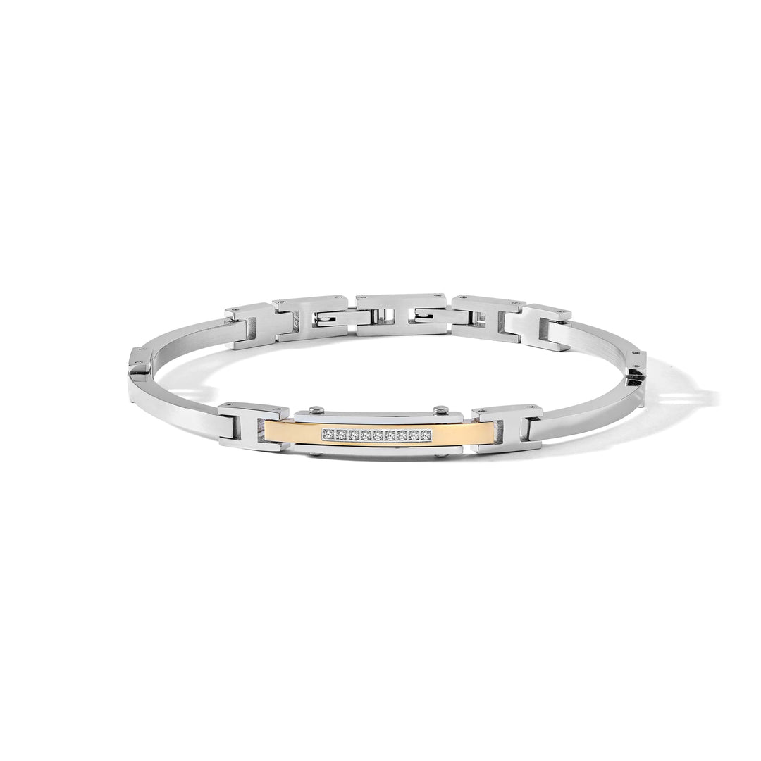 Comete Bracciale in Acciaio, pvd giallo e Diamanti bianchi UBR1286