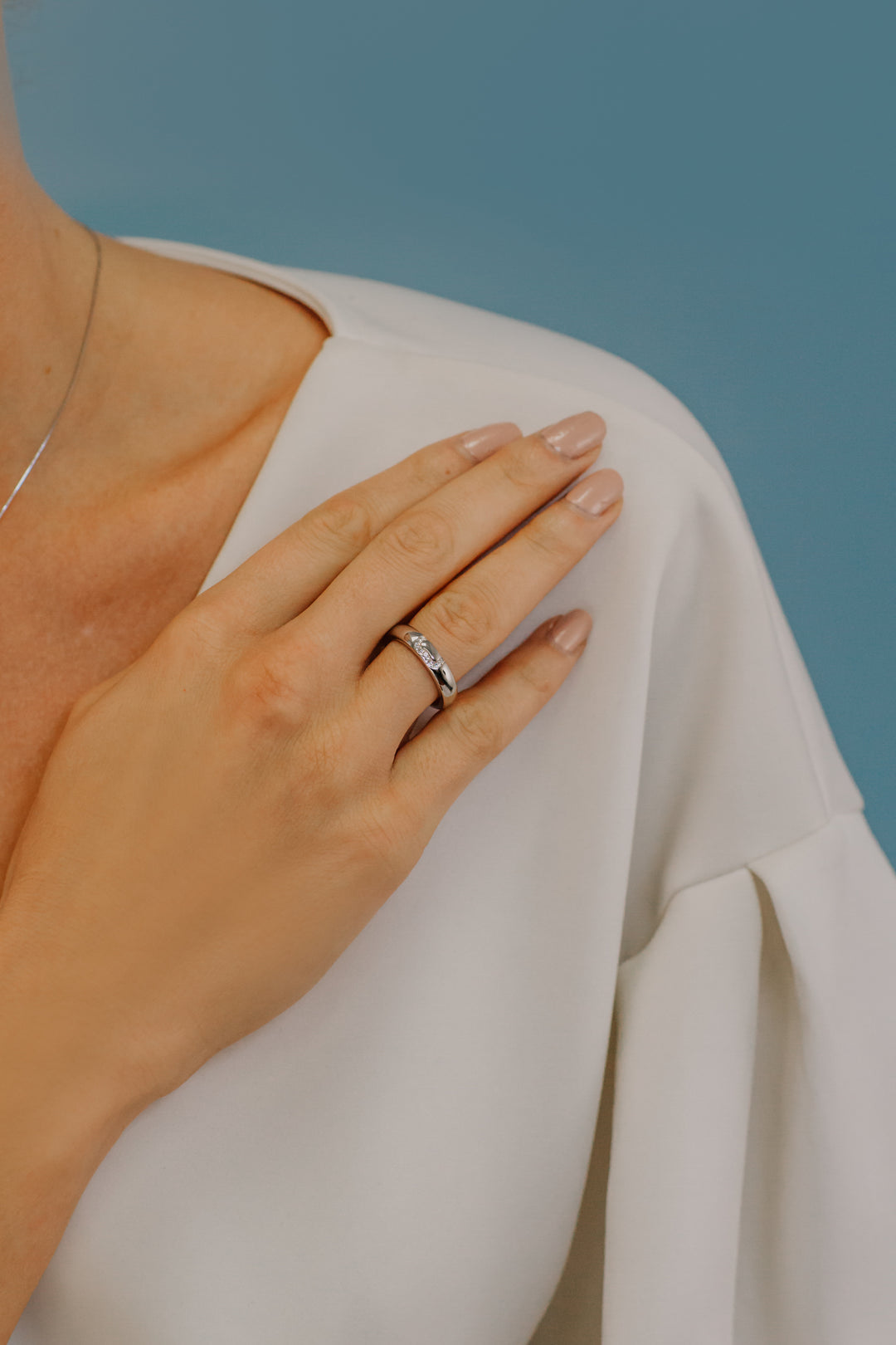 Comete Fedina in Argento Cuore Donna ANG110M13