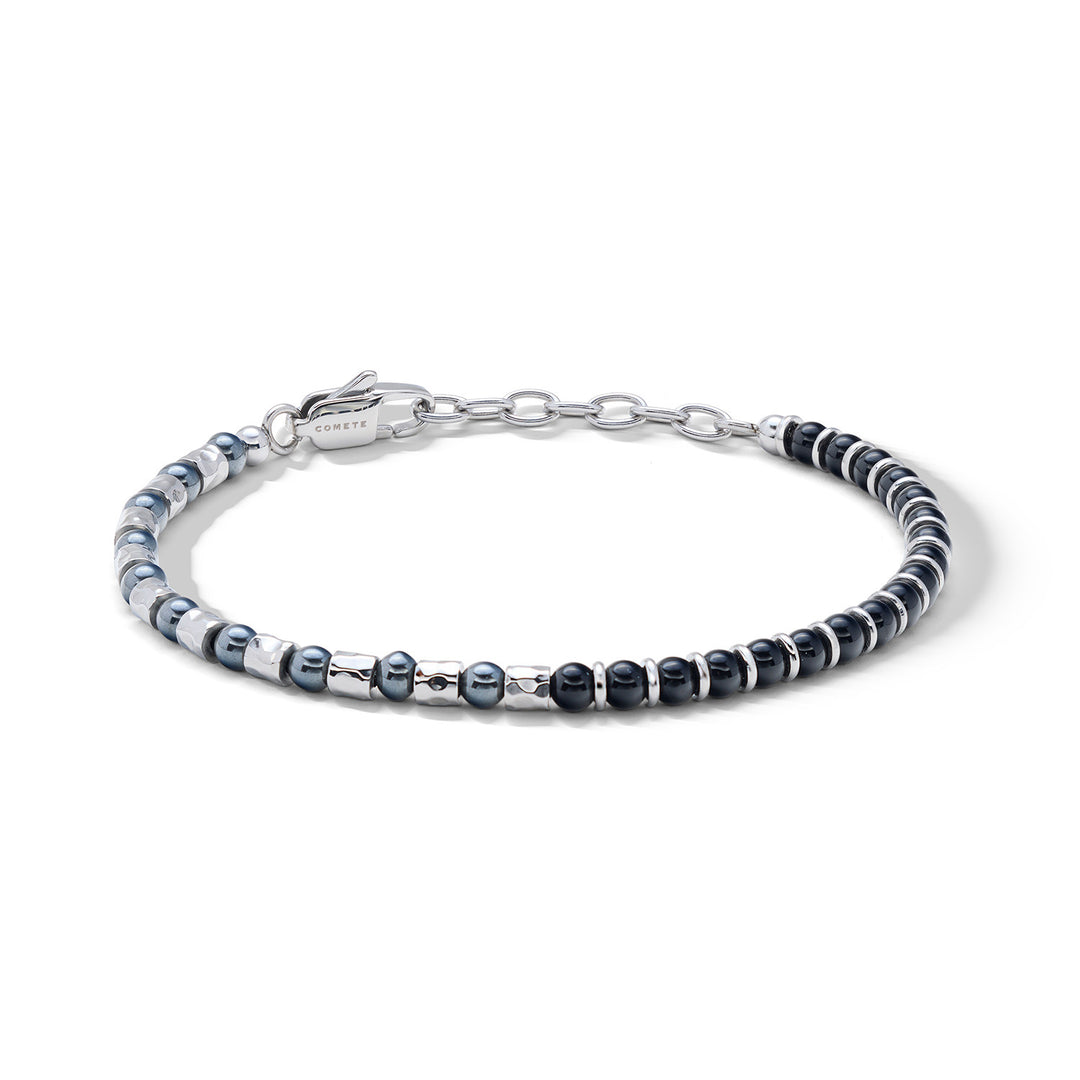 Comete Bracciale in acciaio con onice nero ed ematite UBR1331