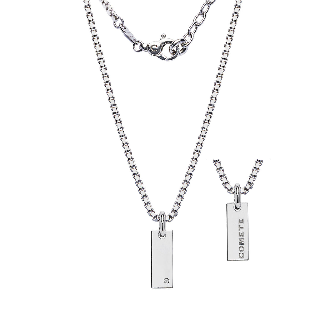 Comete Girocollo in Argento e Diamante bianco UGL747