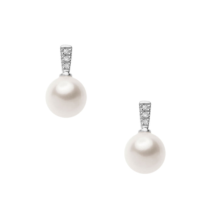 Comete Orecchini con Perla e Diamanti bianchi ORP760