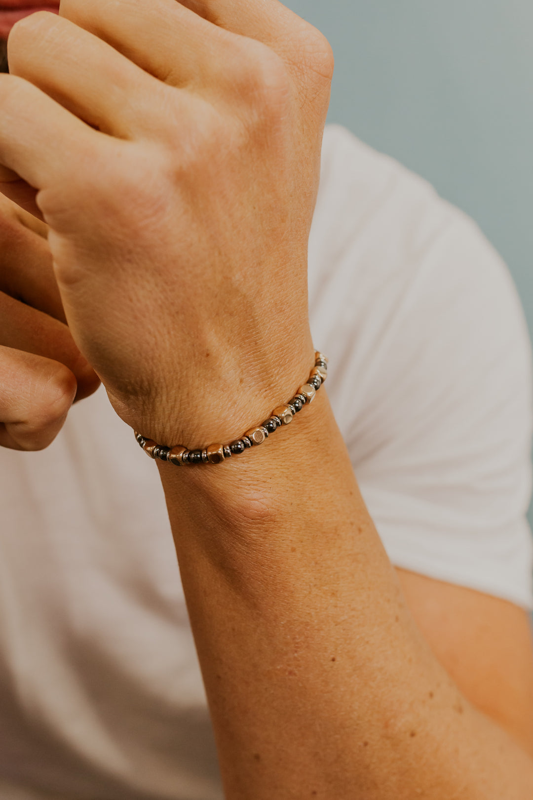 Comete Bracciale Acciaio ed Ematite con pvd rosè UBR1183