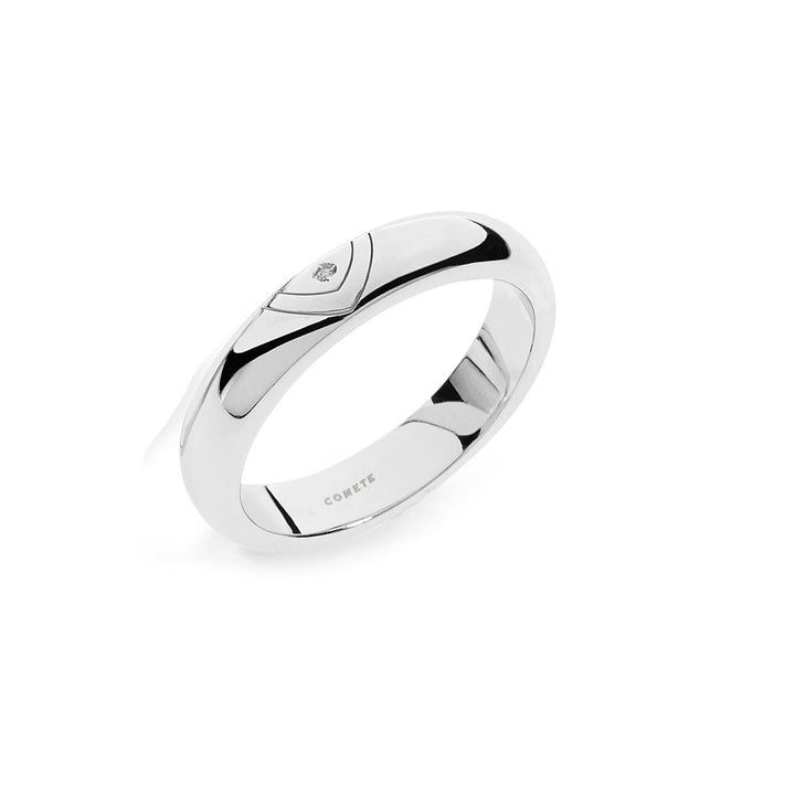Comete Fedina in Argento Cuore Uomo ANG110M20