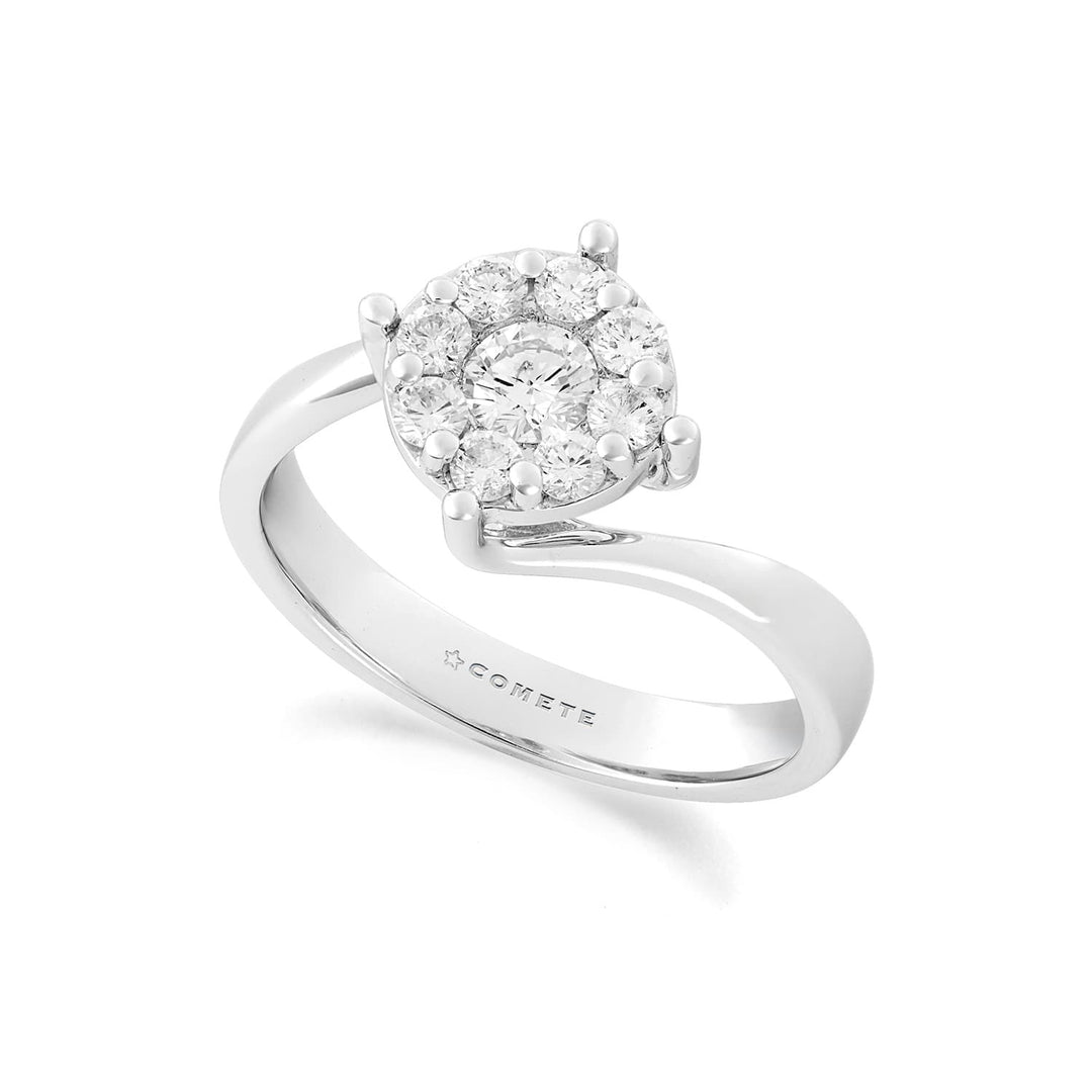 Comete Anello in Oro bianco 750‰ e Diamanti bianchi ANB2760