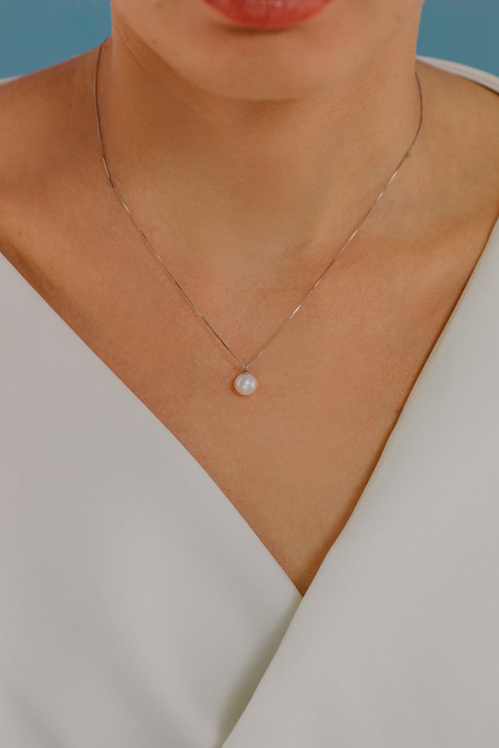 Comete Girocollo Perla in Oro GLP561