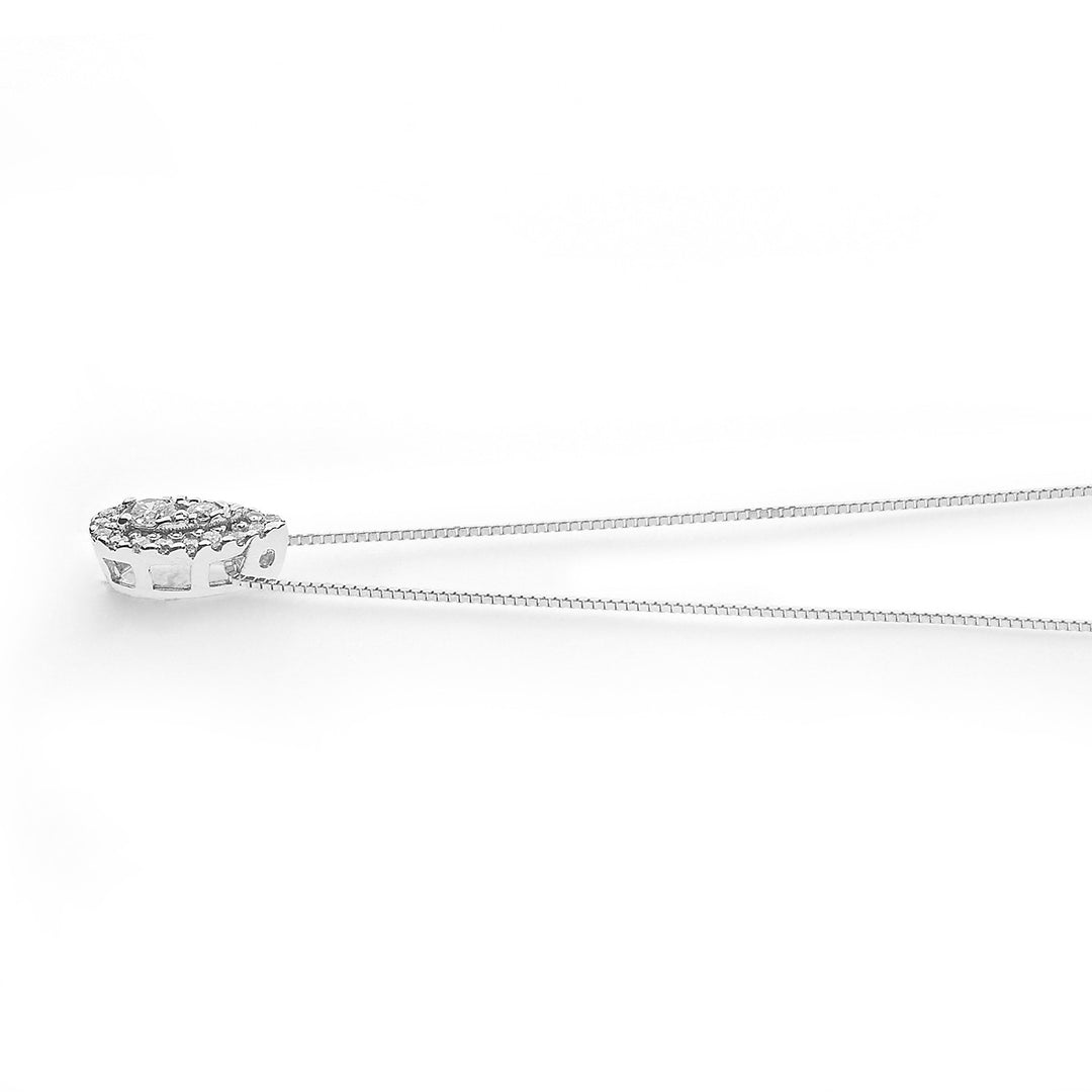 Comete Girocollo Goccia in Oro e Diamanti GLB1605