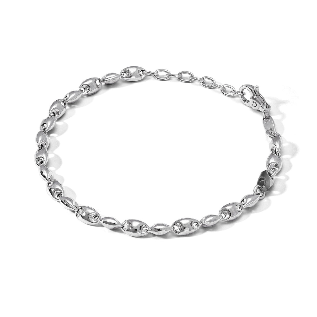 Comete Bracciale in Argento con elementi in ceramica nera UBR1117