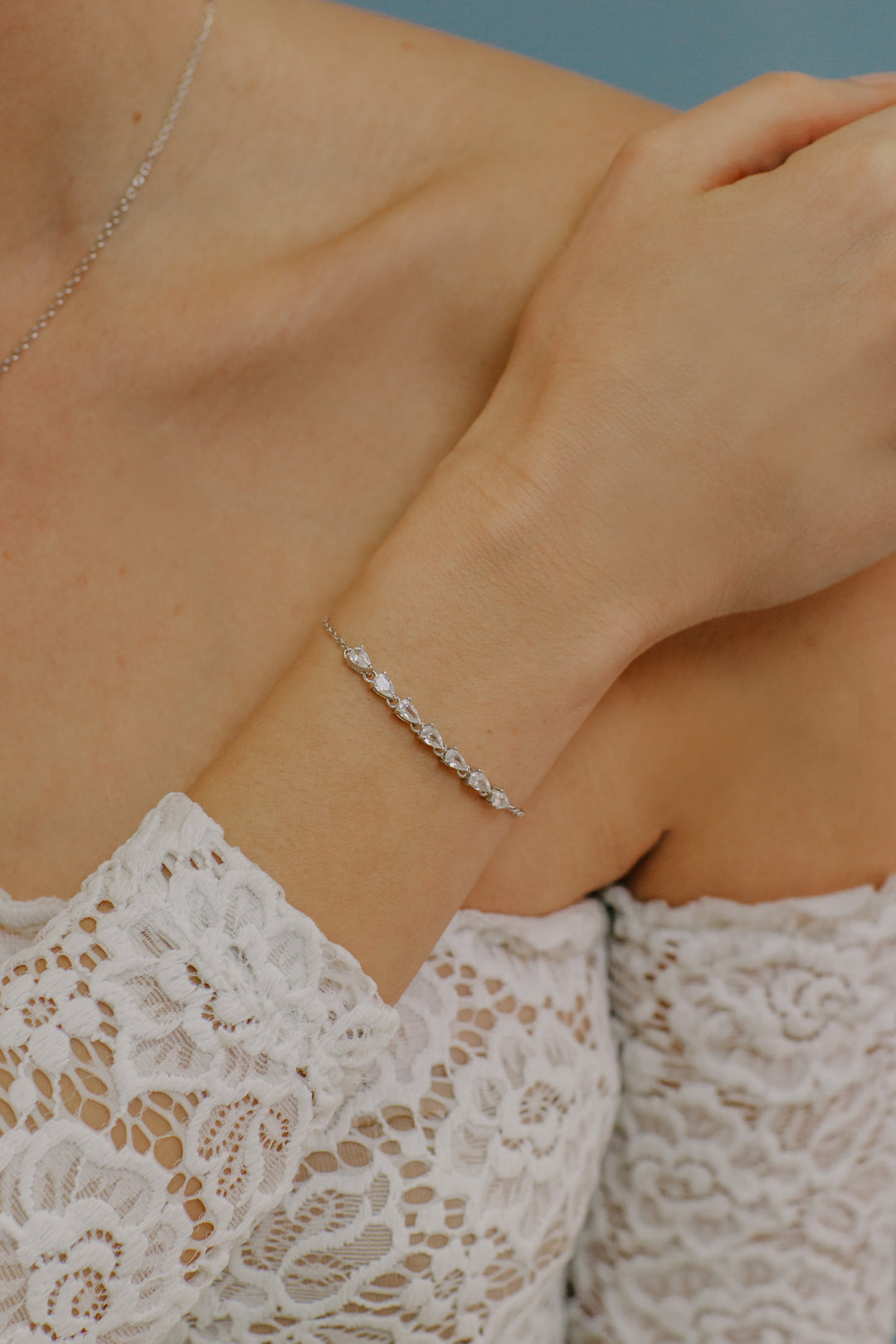 Comete Bracciale gocce di Tennis BRA232