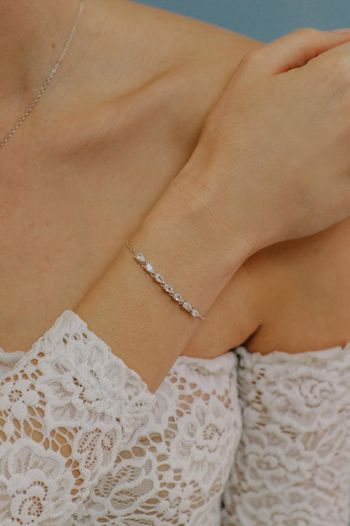 Comete Bracciale gocce di Tennis BRA232