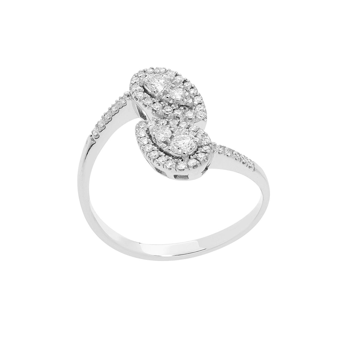 Comete Anello Contrariè in Oro e Diamanti ANB2632