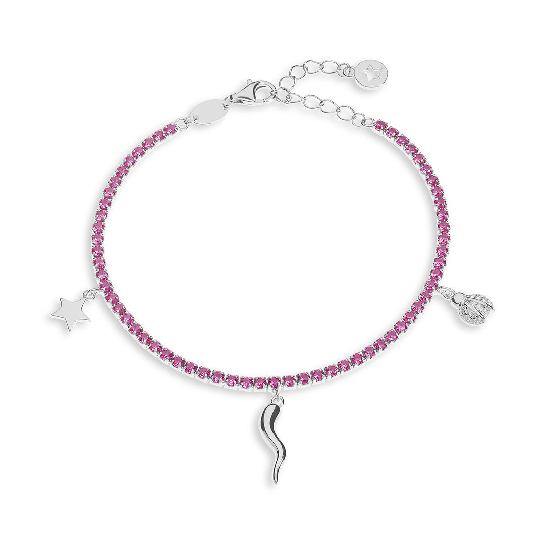 Comete Bracciale Tennis in Argento Cornetto BRA250