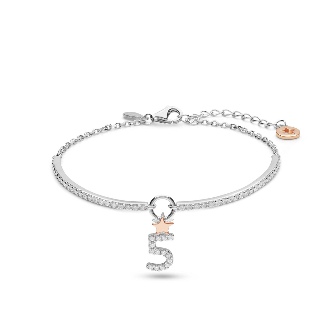 Comete Bracciale in Argento numero 5 BRA207