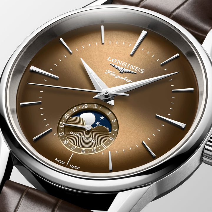 LONGINES – FLAGSHIP HERITAGE MOONPHASE – L4.815.4.62.2