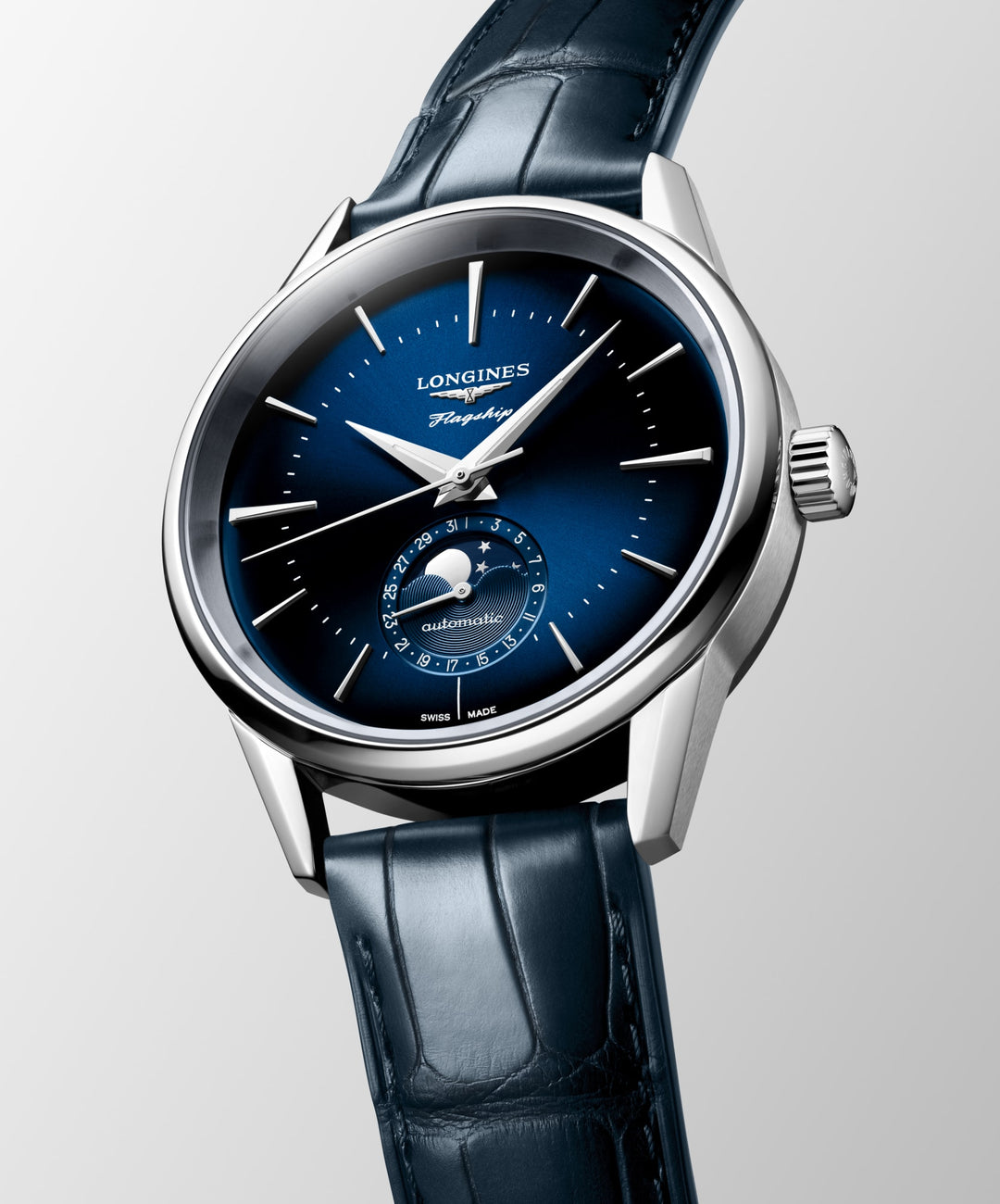 LONGINES – FLAGSHIP HERITAGE MOONPHASE – L4.815.4.92.2