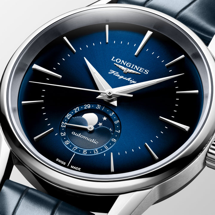 LONGINES – FLAGSHIP HERITAGE MOONPHASE – L4.815.4.92.2