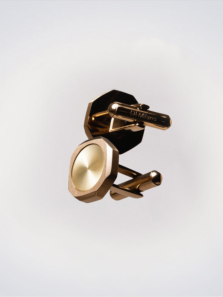 D1 Milano Gemelli ottagonali Oro D1-JWCLSU04