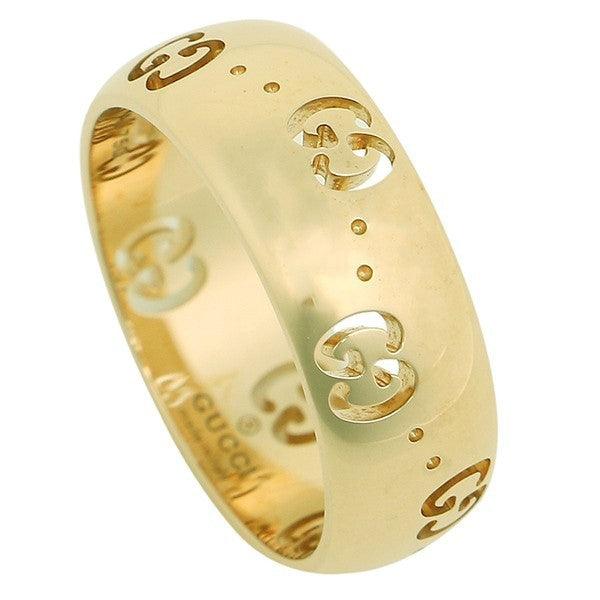 Gucci anello Icon Bold oro giallo 18kt misura 14 246470 J8500 8000