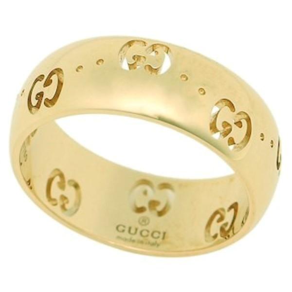 Gucci anello Icon Bold oro giallo 18kt misura 14 246470 J8500 8000