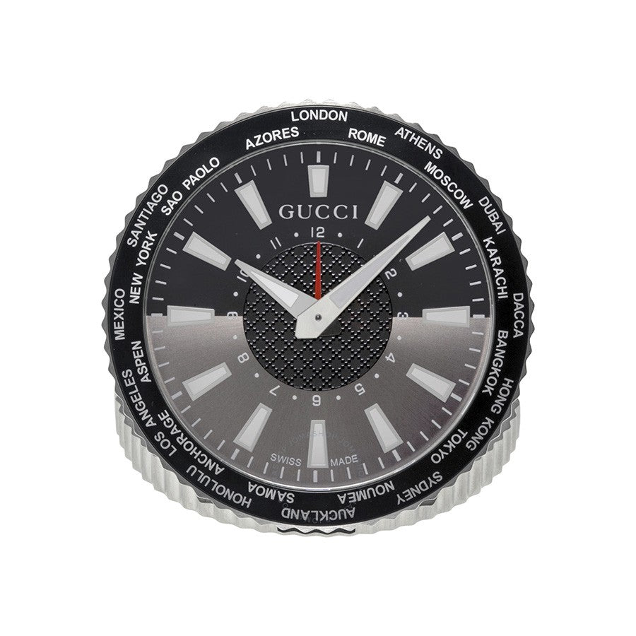 Gucci orologio sveglia da tavolo in pelle GG limited edition YC210001