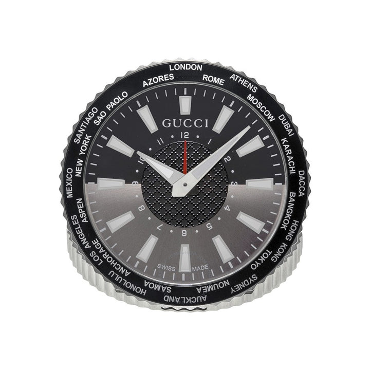Gucci orologio sveglia da tavolo in pelle GG limited edition YC210001
