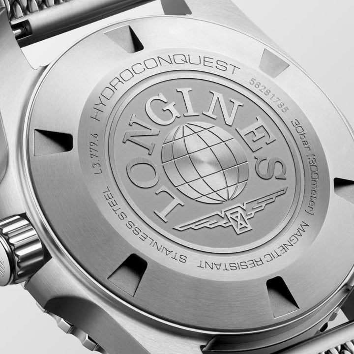 Longines orologio Hydroconquest 39mm azzurro automatico acciaio L3.779.4.99.6