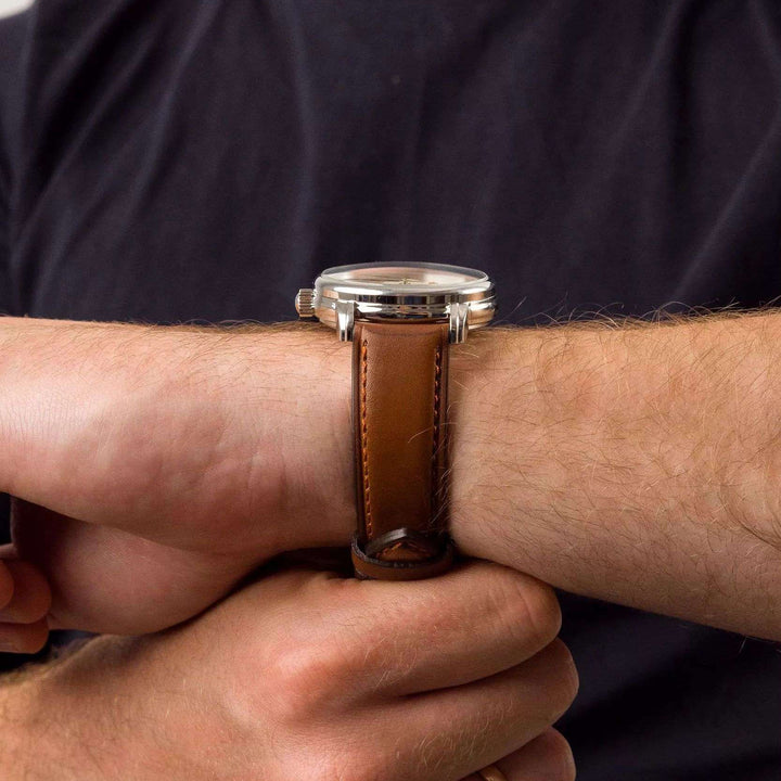 Zeppelin LZ121 Mediterranèe 24ore 40mm beige automatico acciaio 9668-5