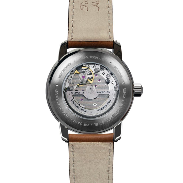 Zeppelin LZ121 Mediterranèe 24ore 40mm beige automatico acciaio 9668-5