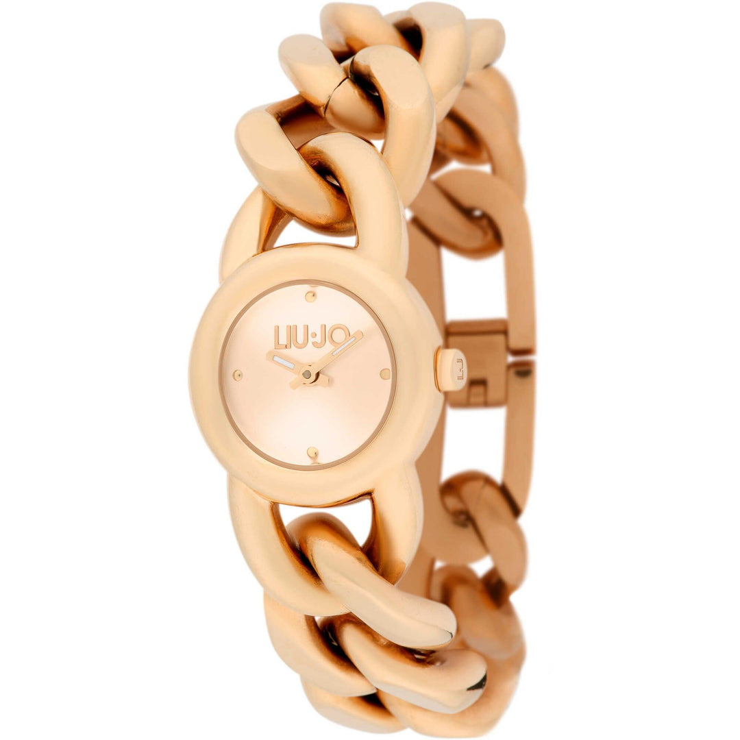 Liu Jo orologio New Glam 25mm rosa quarzo acciaio finitura PVD oro rosa TLJ2264 - Capodagli 1937