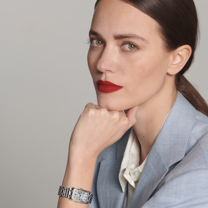 Longines orologio DolceVita 20,80x32mm argento acciaio quarzo L5.255.4.71.6