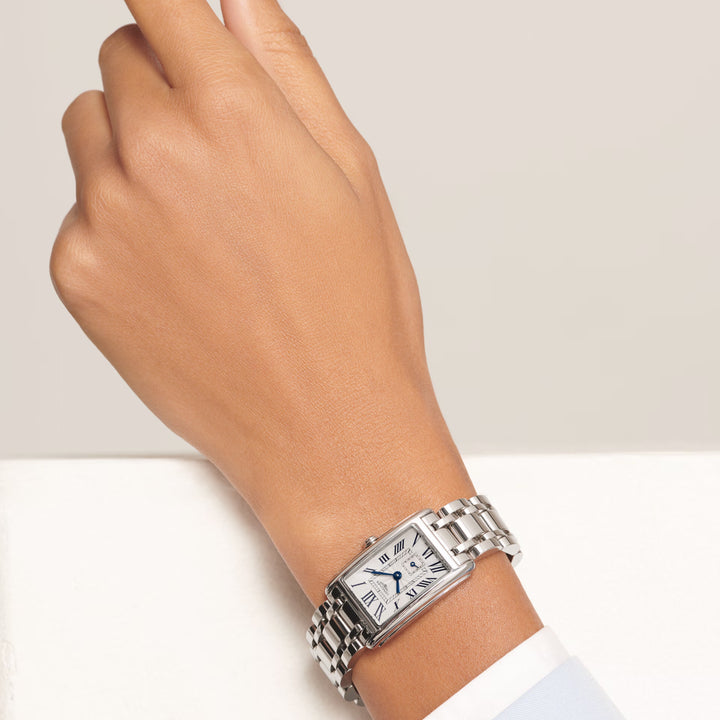 Longines orologio DolceVita 20,80x32mm argento acciaio quarzo L5.255.4.71.6