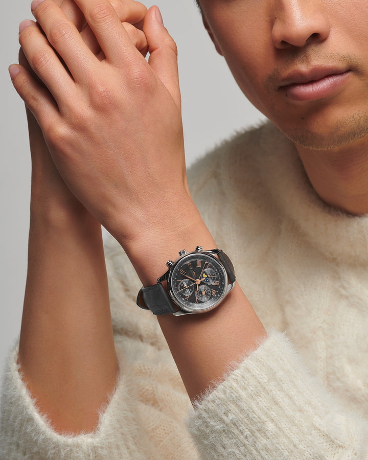 LONGINES – THE LONGINES MASTER COLLECTION CHRONO MOONPHASE – L2.673.4.61.2