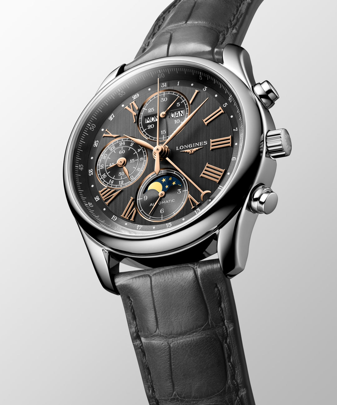 LONGINES – THE LONGINES MASTER COLLECTION CHRONO MOONPHASE – L2.673.4.61.2