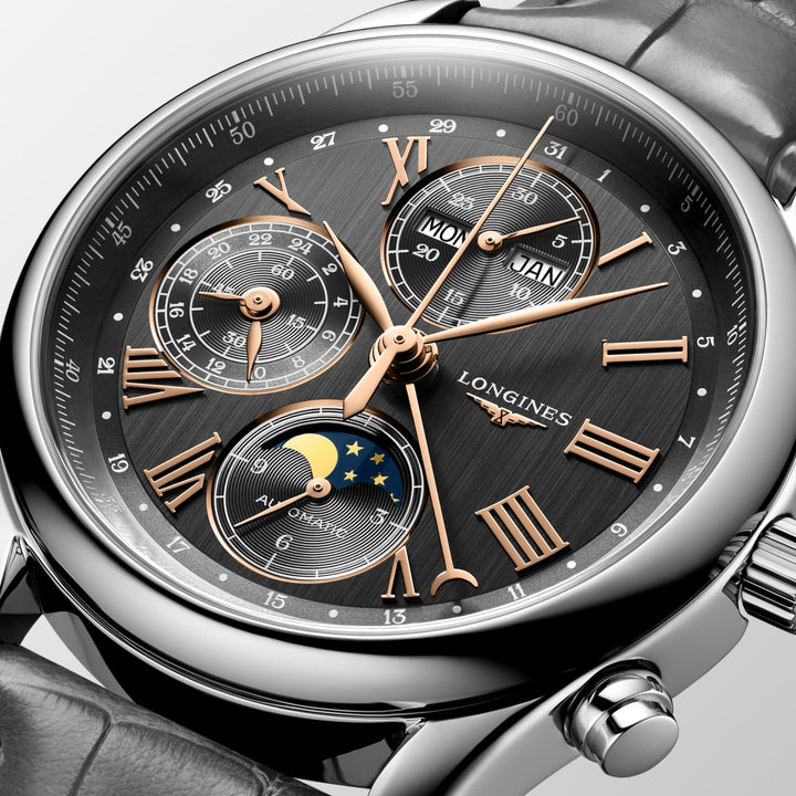 LONGINES – THE LONGINES MASTER COLLECTION CHRONO MOONPHASE – L2.673.4.61.2