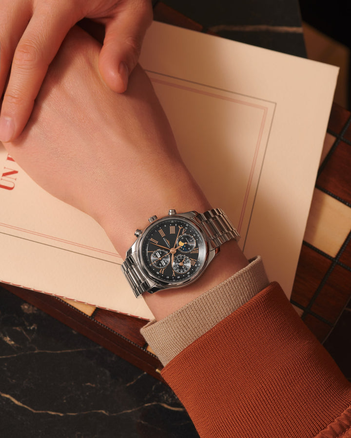 LONGINES – THE LONGINES MASTER COLLECTION CHRONO MOONPHASE – L2.673.4.61.6