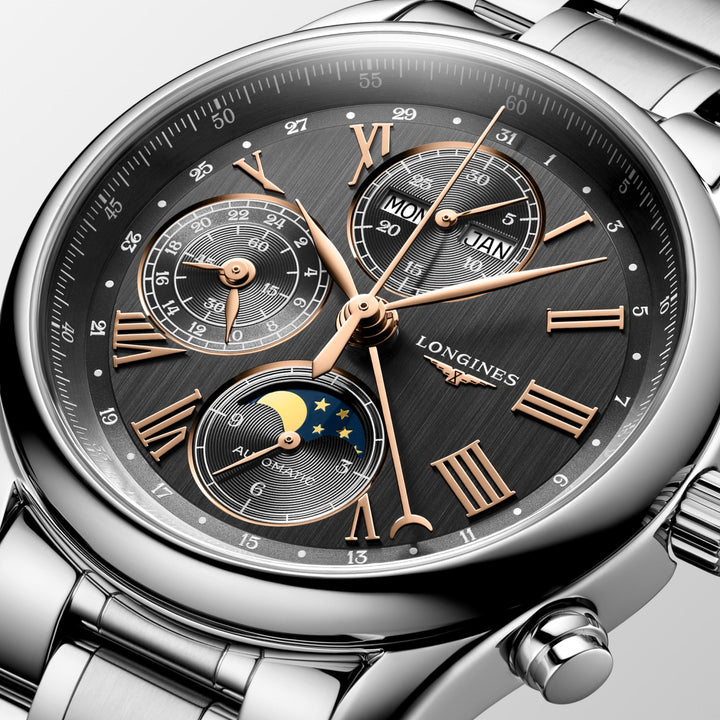 LONGINES – THE LONGINES MASTER COLLECTION CHRONO MOONPHASE – L2.673.4.61.6