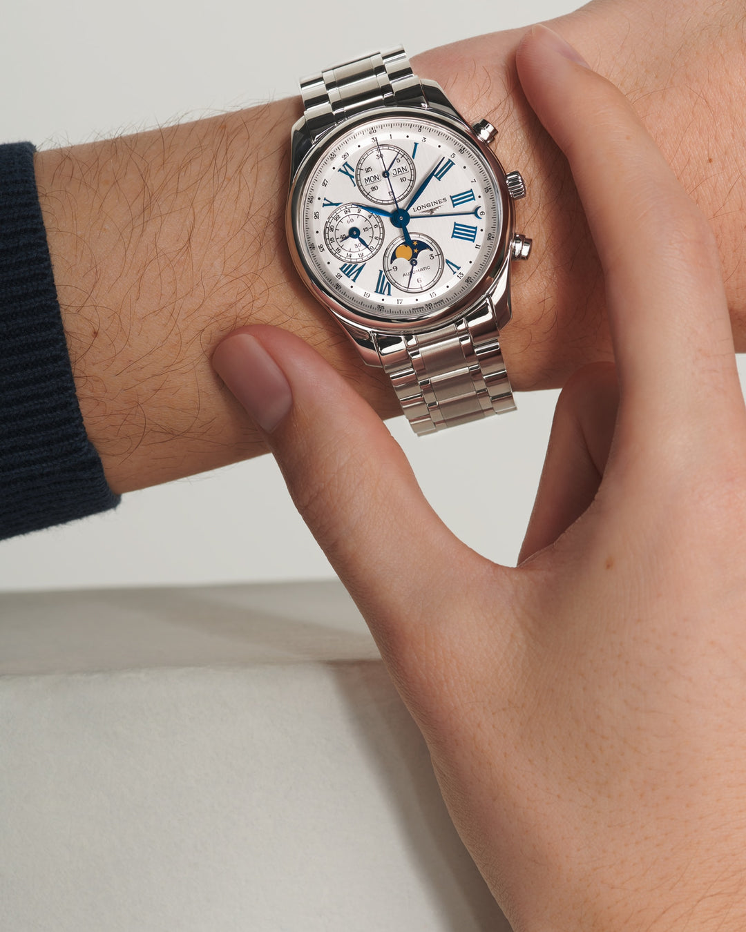 LONGINES – THE LONGINES MASTER COLLECTION CHRONO MOONPHASE – L2.673.4.71.6